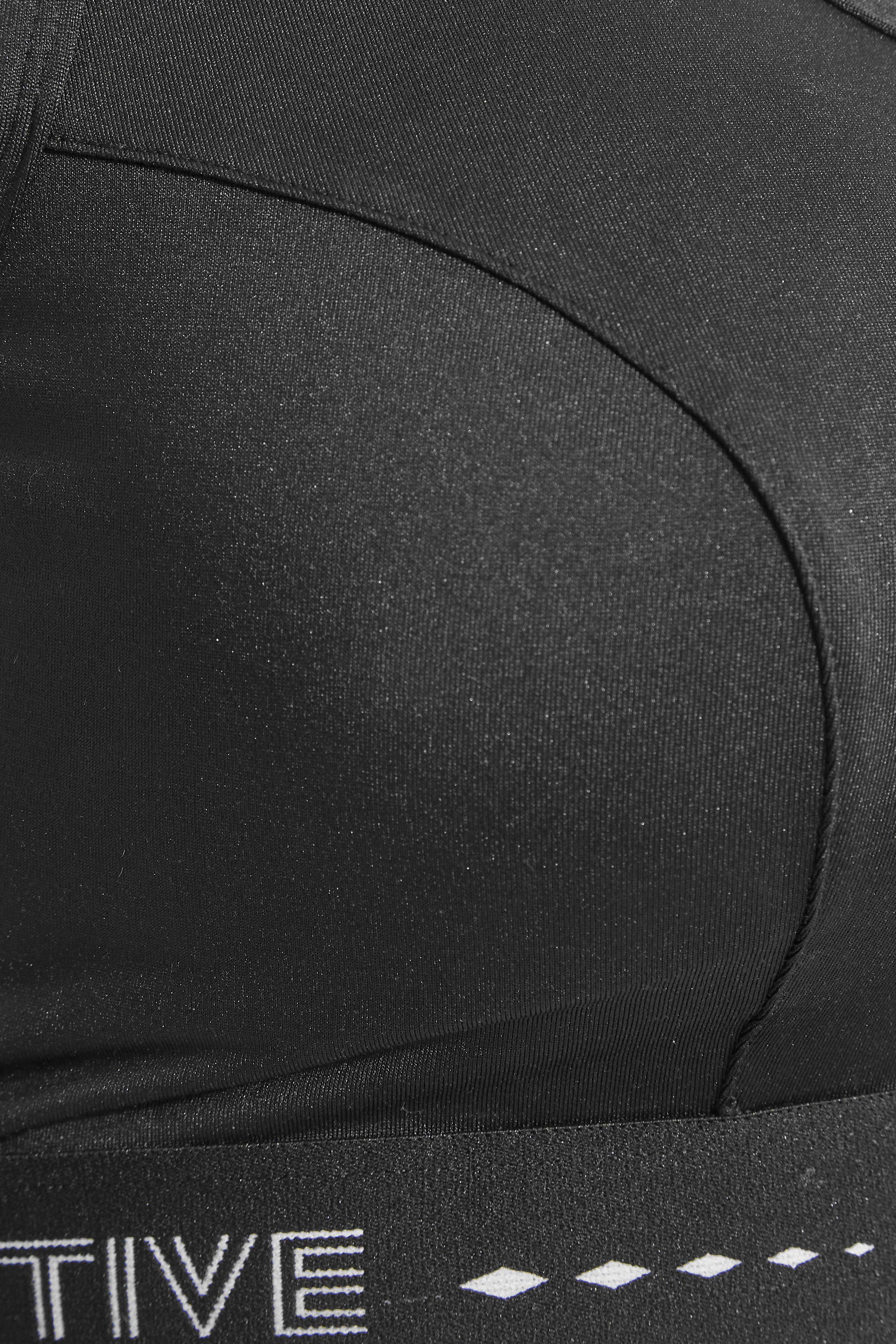 YOURS ACTIVE Plus Size Black Sports Bra | Yours Clothing  6