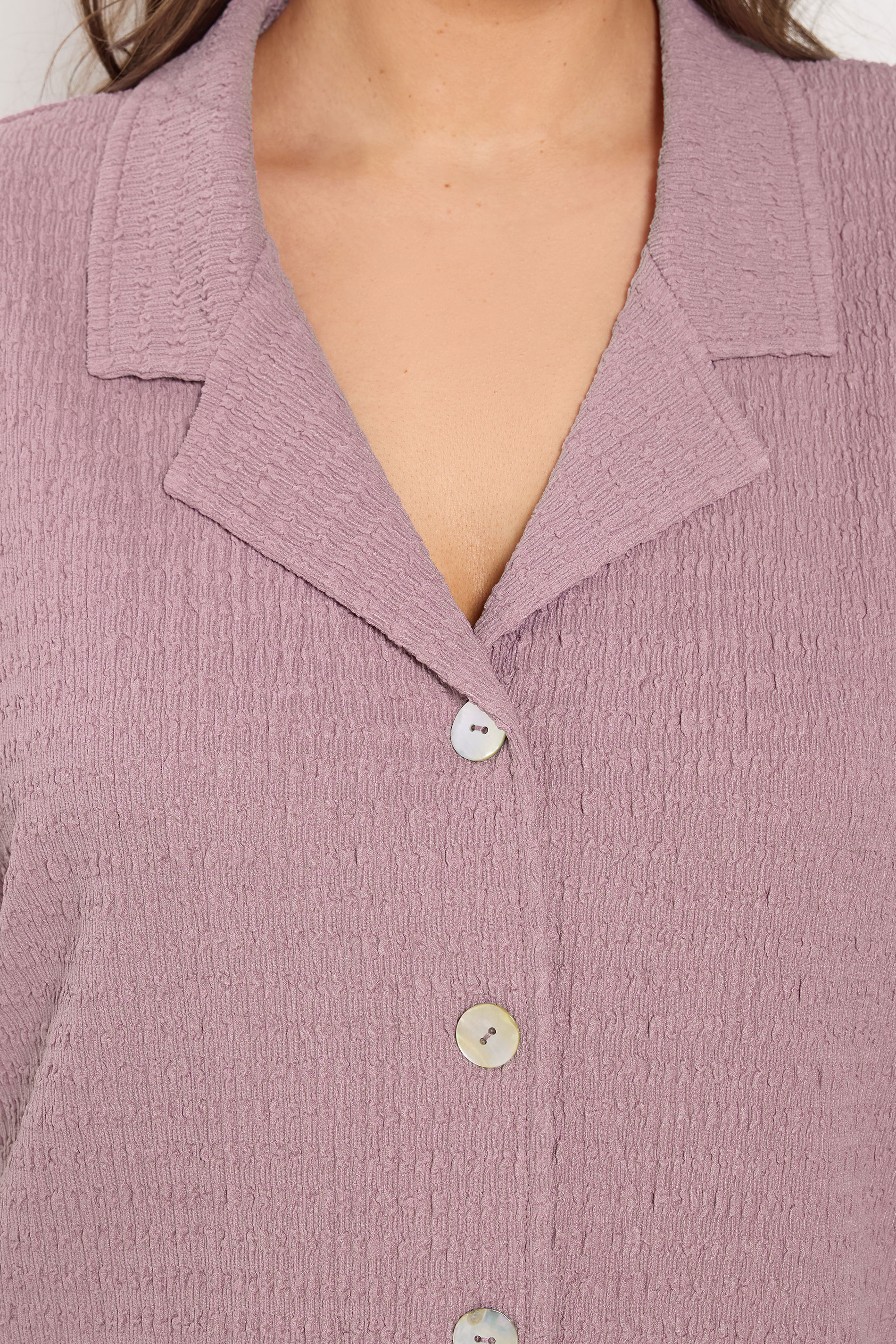 YOURS Plus Size Pink Textured Shirt | Yours Clothing 4