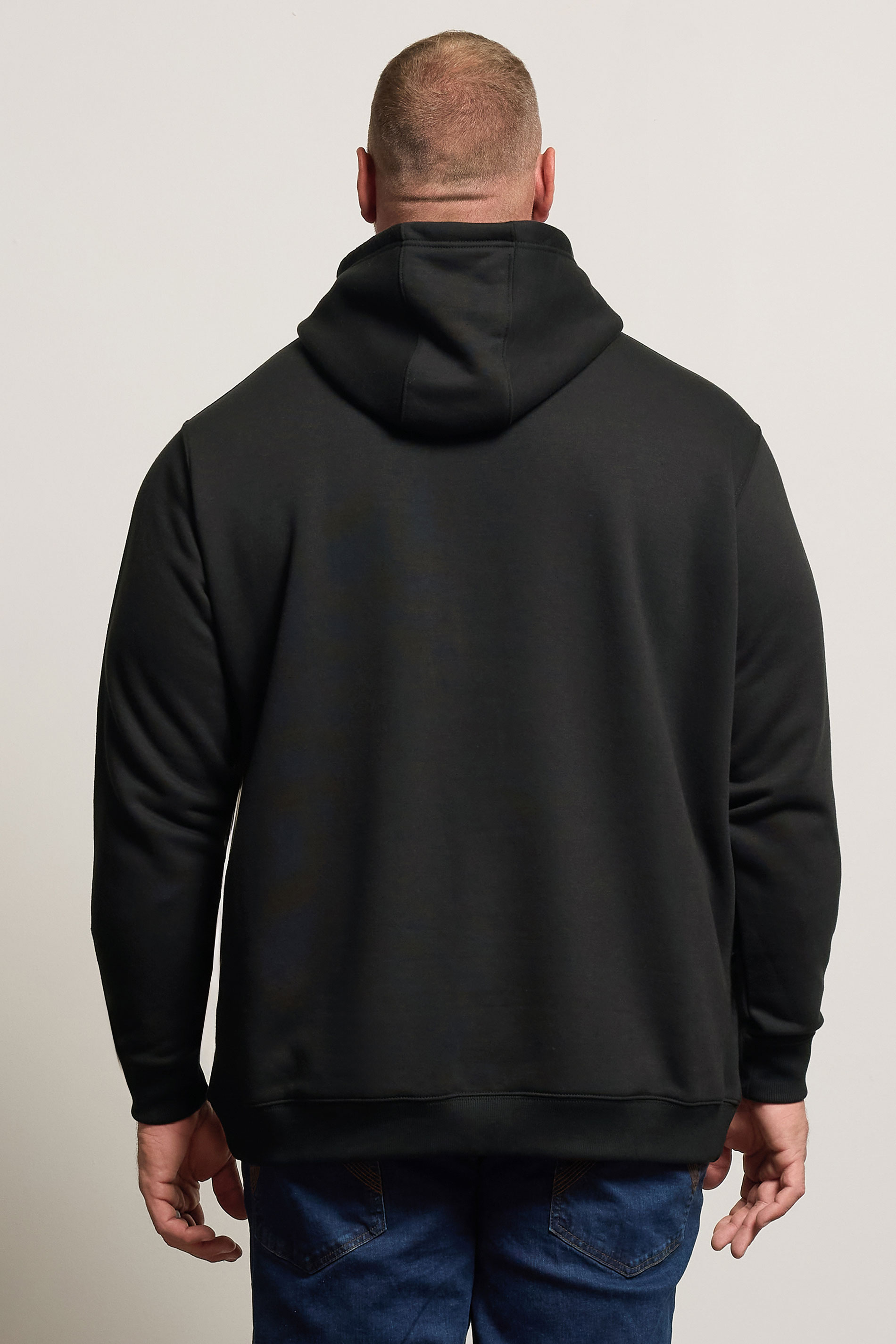 BadRhino Big & Tall Black Worldwide Hoodie 2