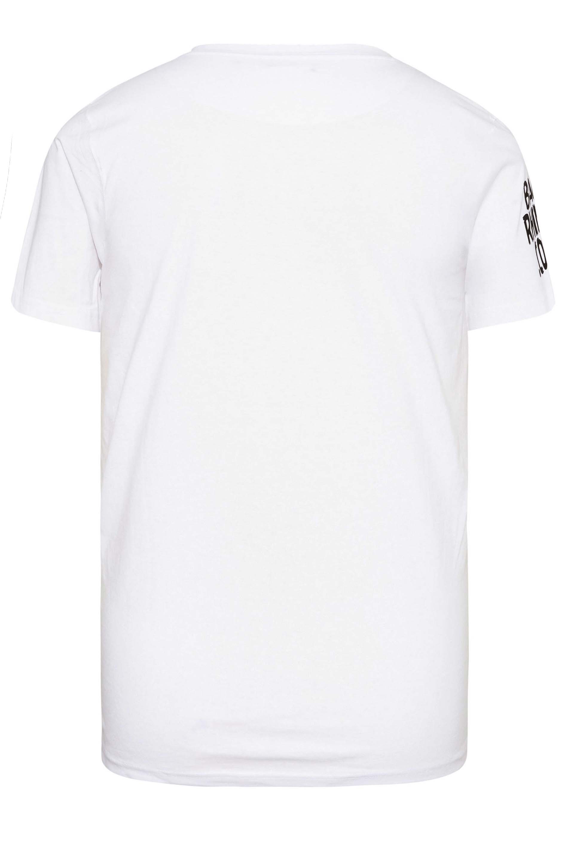 BadRhino White Ultimate Strongman T-Shirt | BadRhino 3