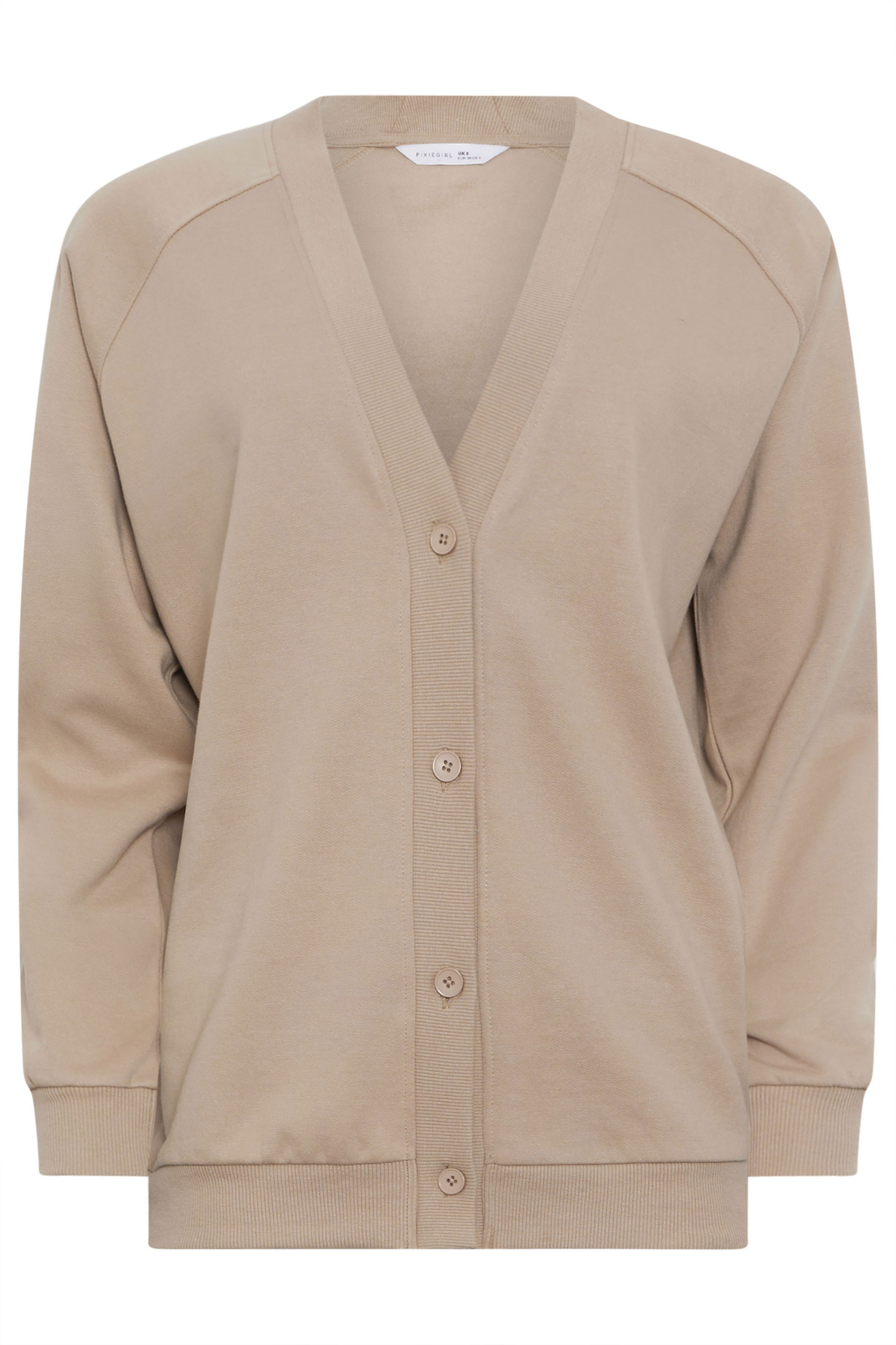 PixieGirl Petite Women's Natural Brown Cardigan | PixieGirl 5