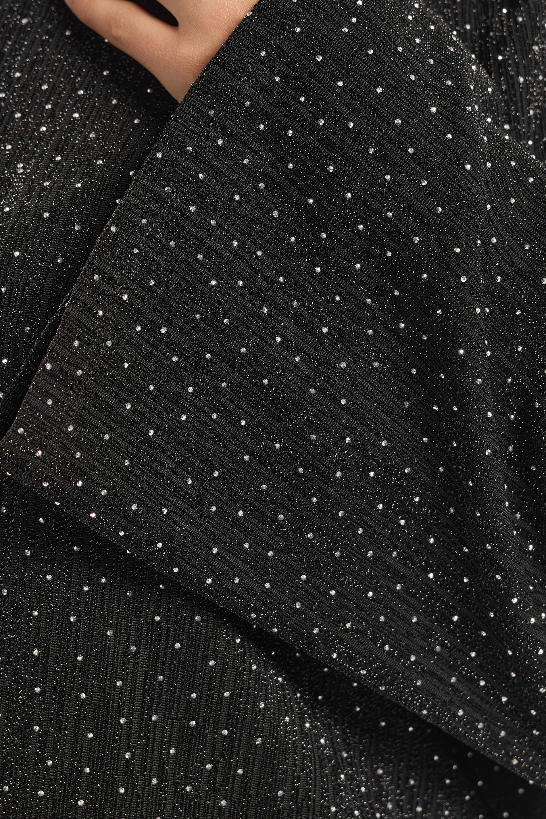 YOURS Curve Plus Size Black Flute Sleeve Swing Dress | Yours Clothing 6
