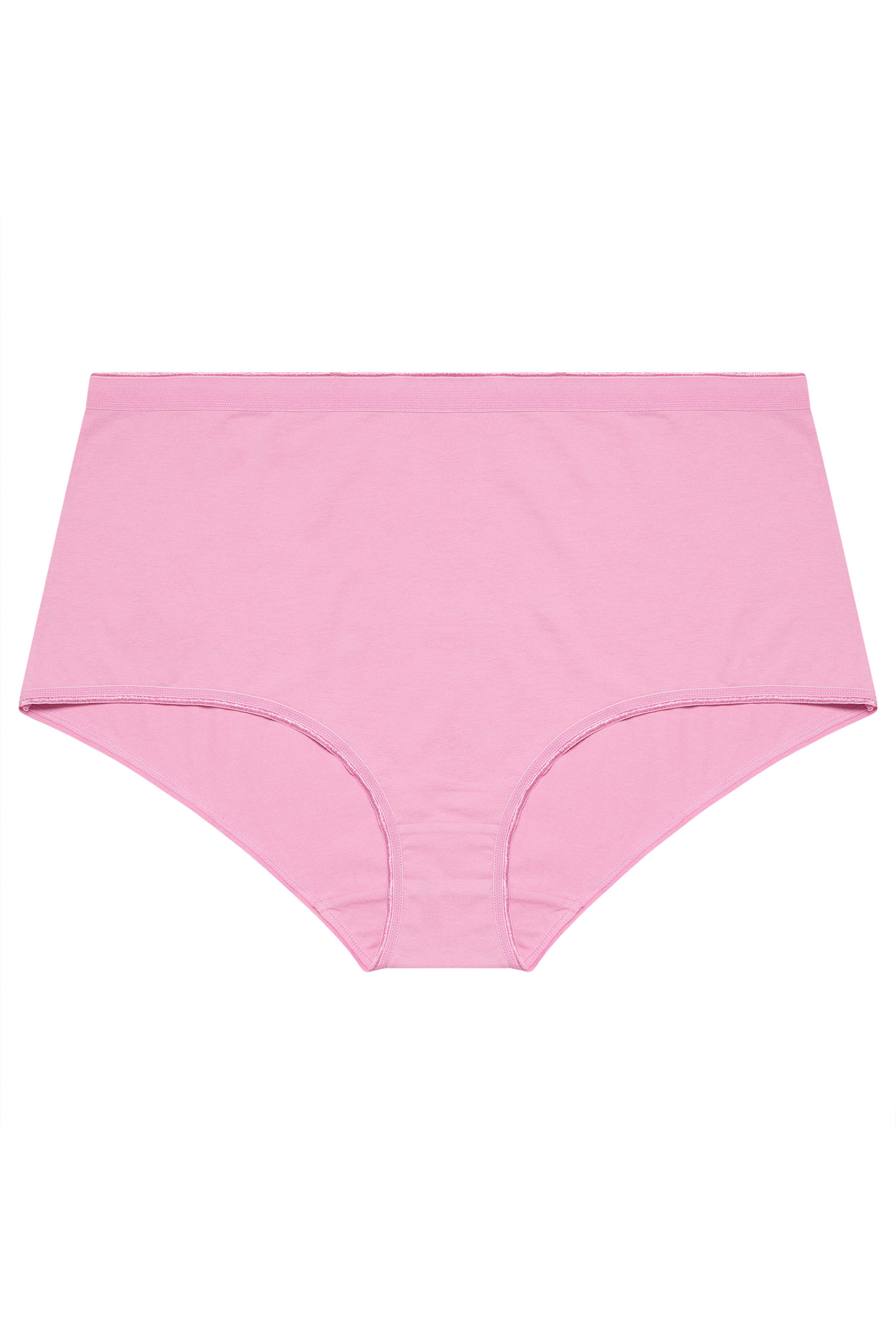YOURSET 5 PACK Plus Size Pink & Navy Blue Floral Full Briefs | Yours Clothing 9