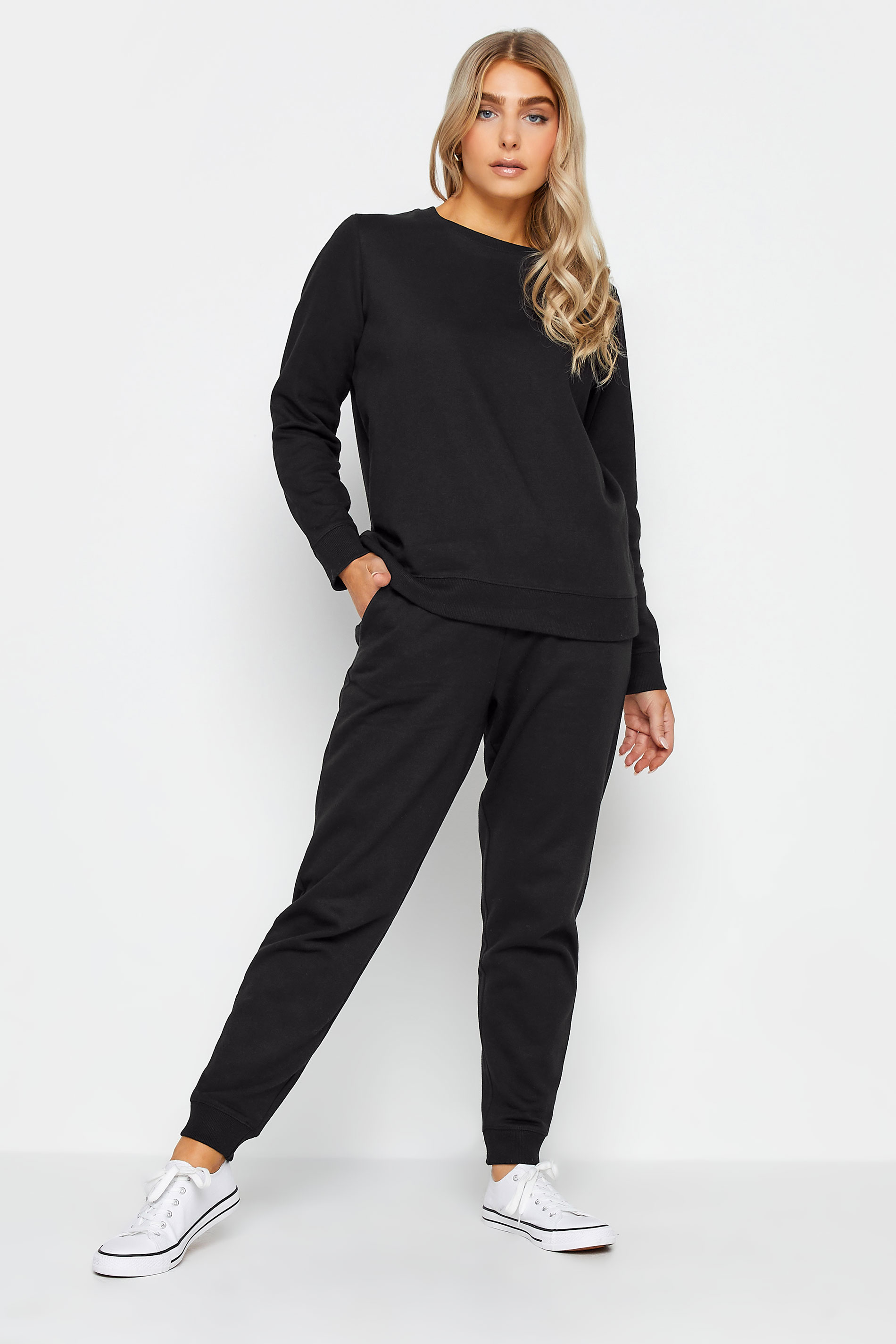 M&Co Black Essential Soft Touch Lounge Joggers