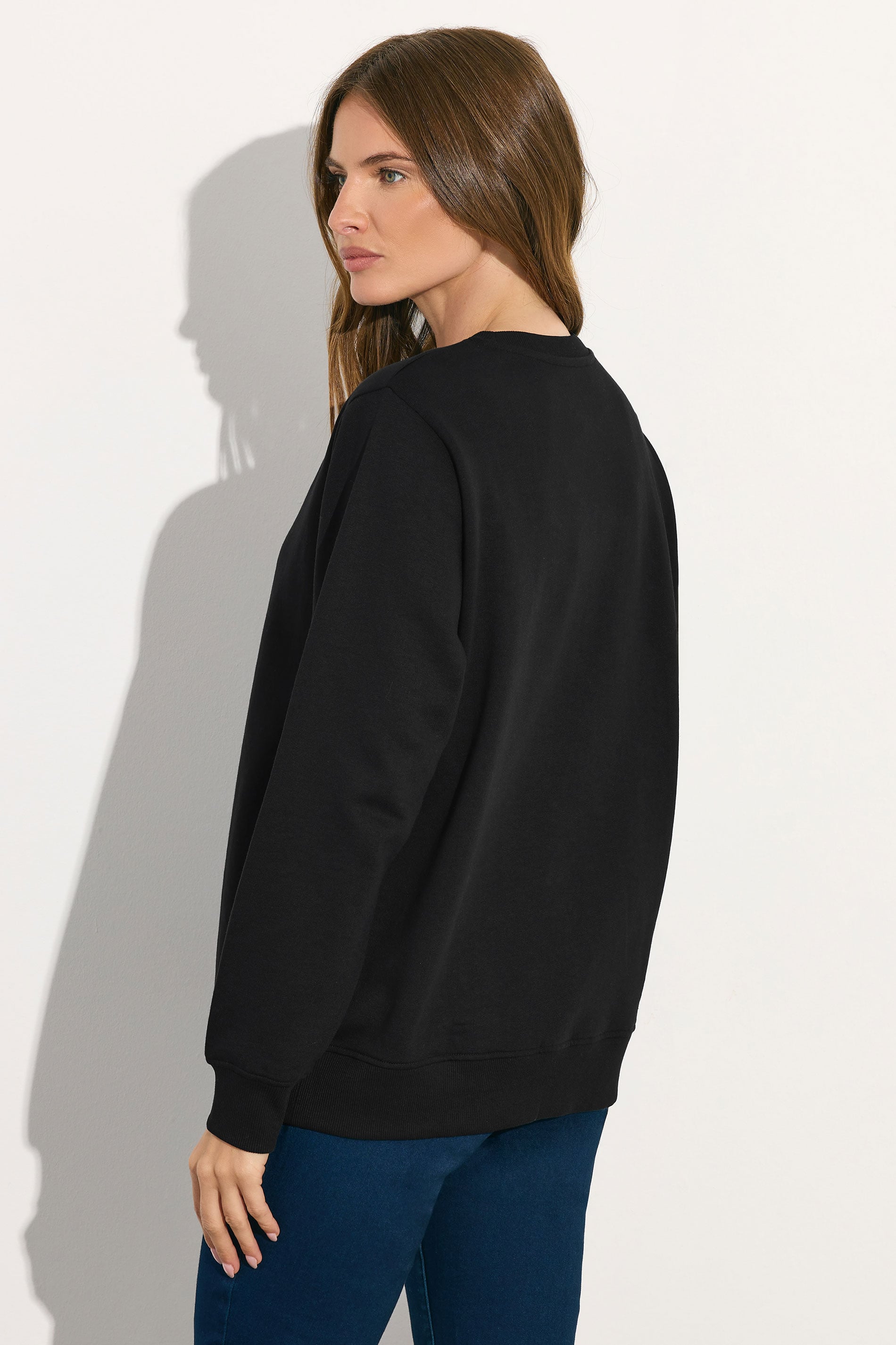 M&Co Black Multi Animal Print Heart Sweatshirt | M&Co 4
