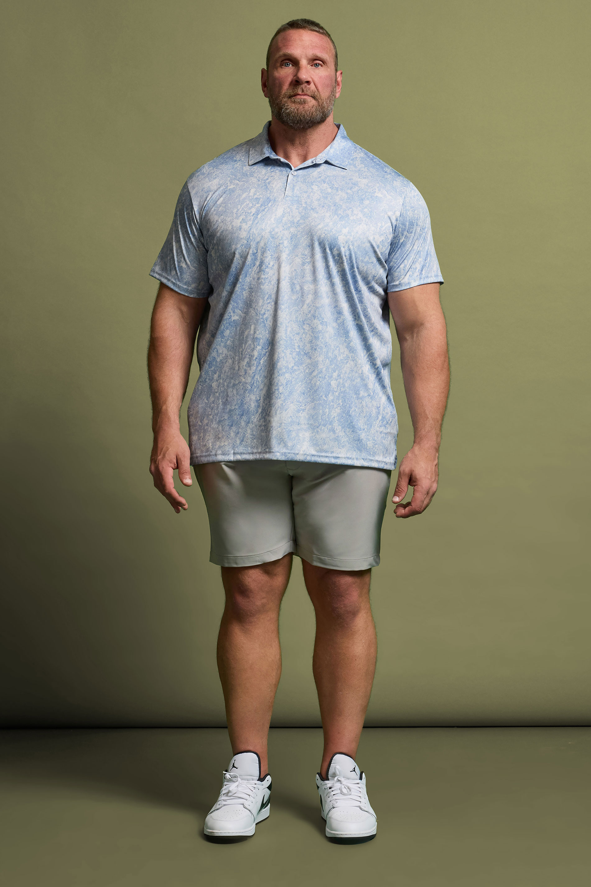 BadRhino Golf Big & Tall Grey Shorts | BadRhino 1