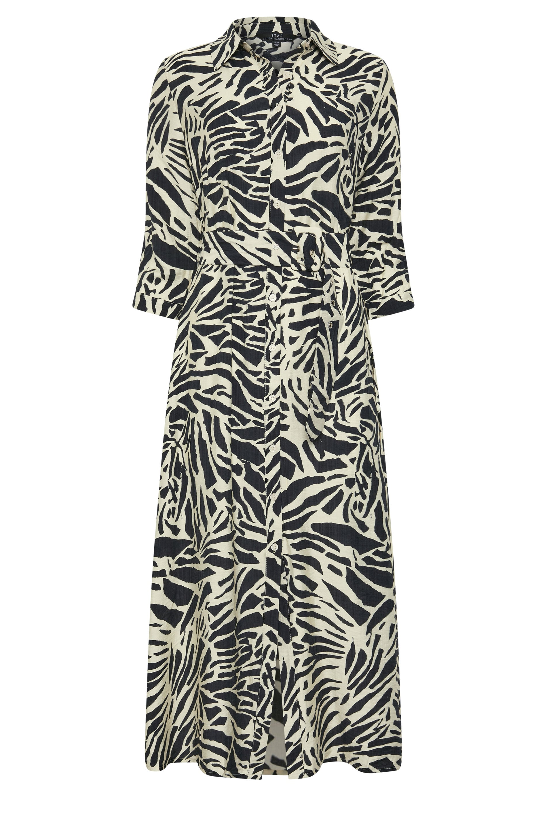 STAR Black Printed Shirt Dress | StarByJM 1