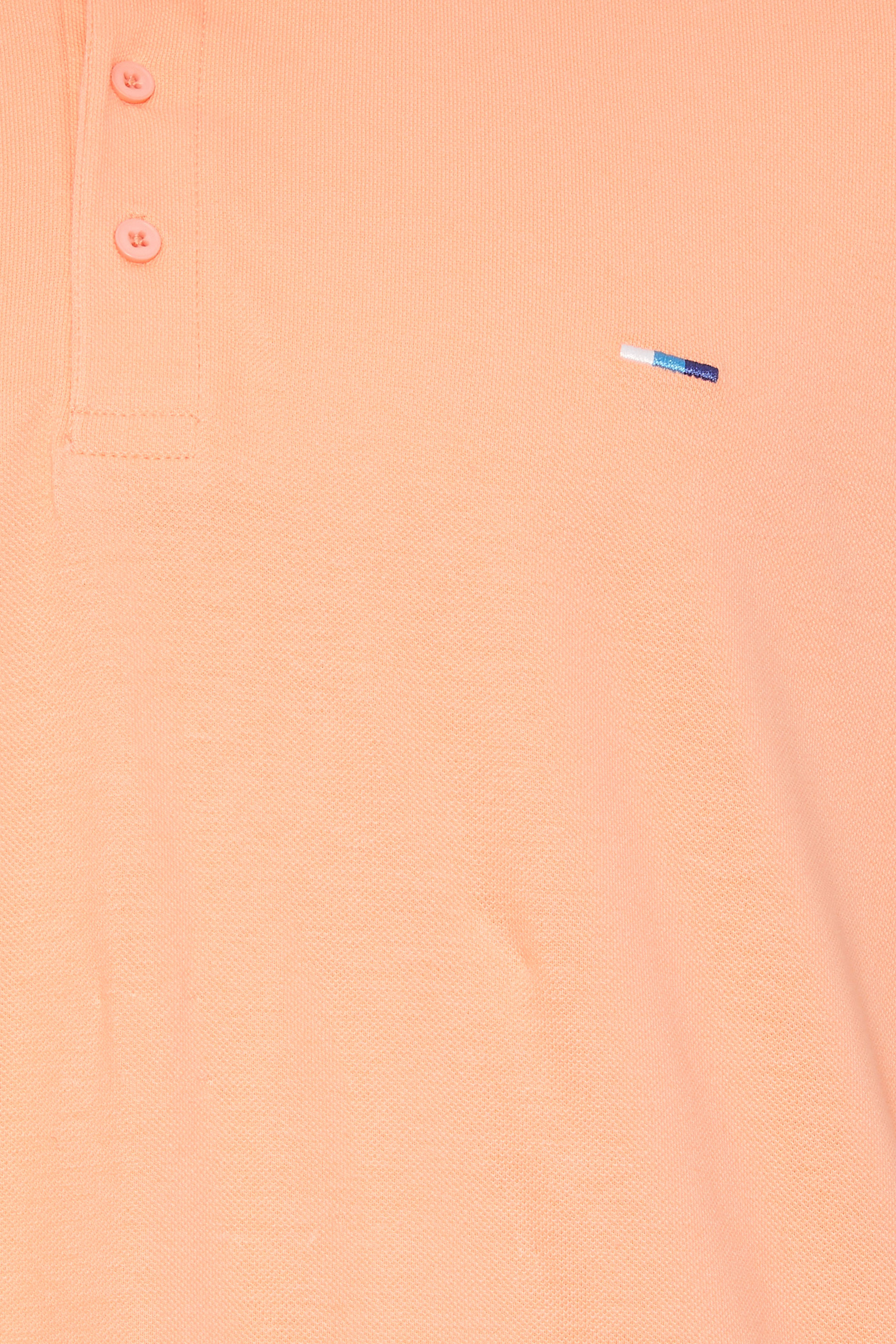 BadRhino Big & Tall 3 Pack Blue & Orange Tipped Polo Shirts | BadRhino 10