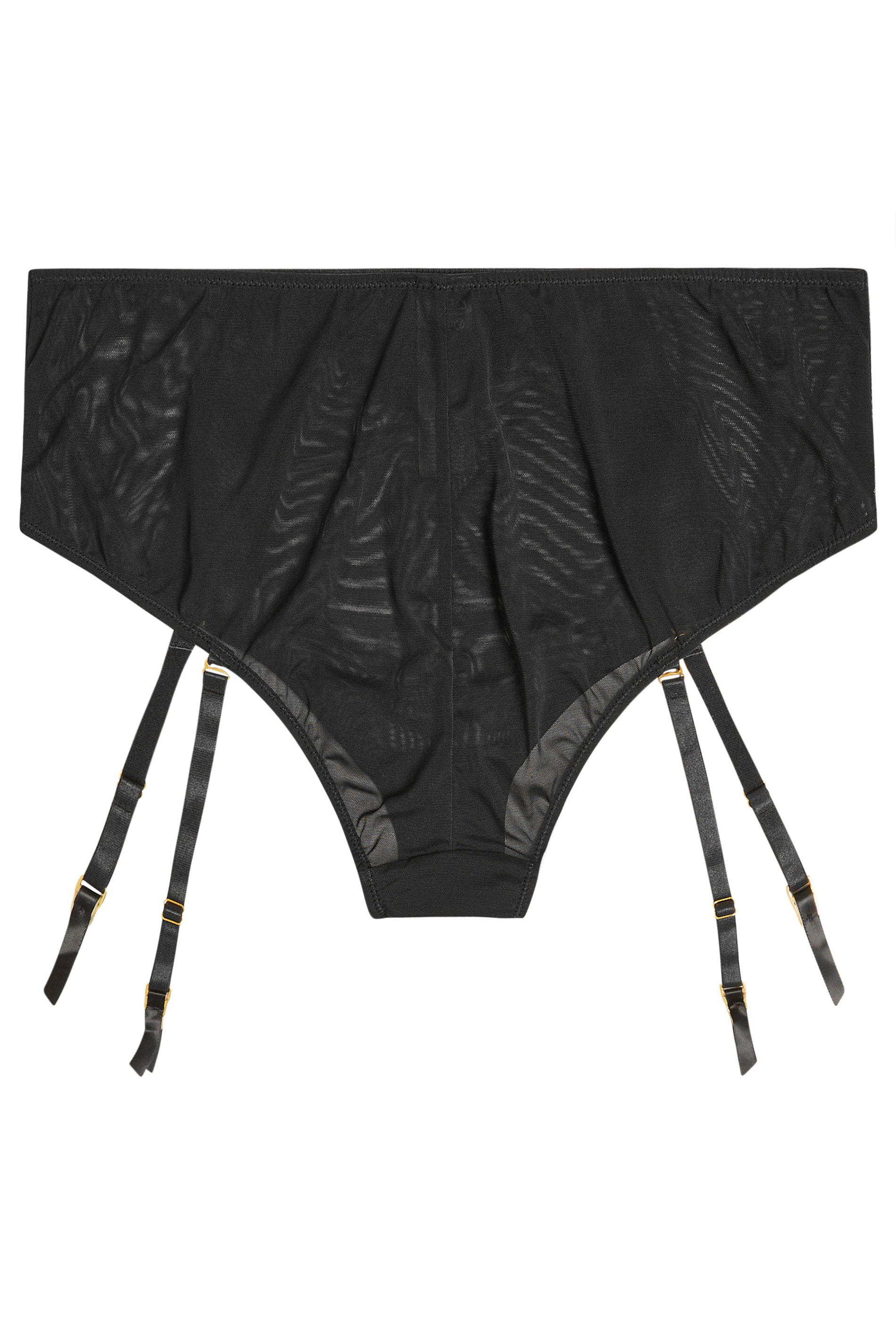 YOURS Plus Size Black Detachable Suspender Briefs | Yours Clothing 7