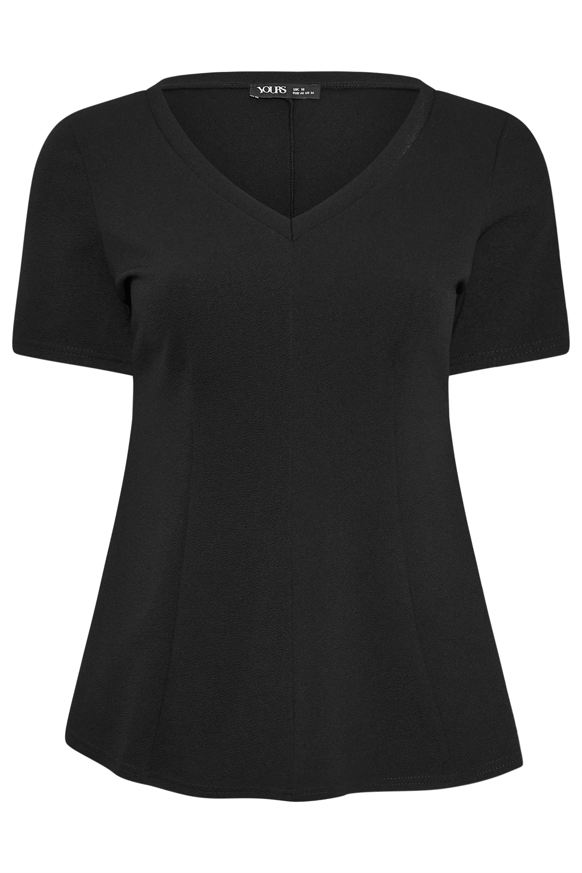 LIMITED COLLECTION Plus Size Black Corset Top | Yours Clothing 5