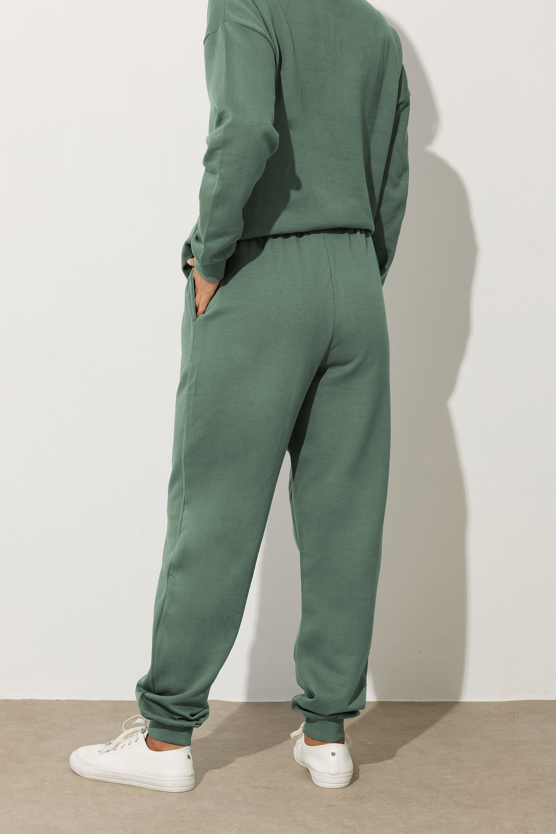LTS Tall Women's Khaki Green Cuffed Jogger | Long Tall Sally  2