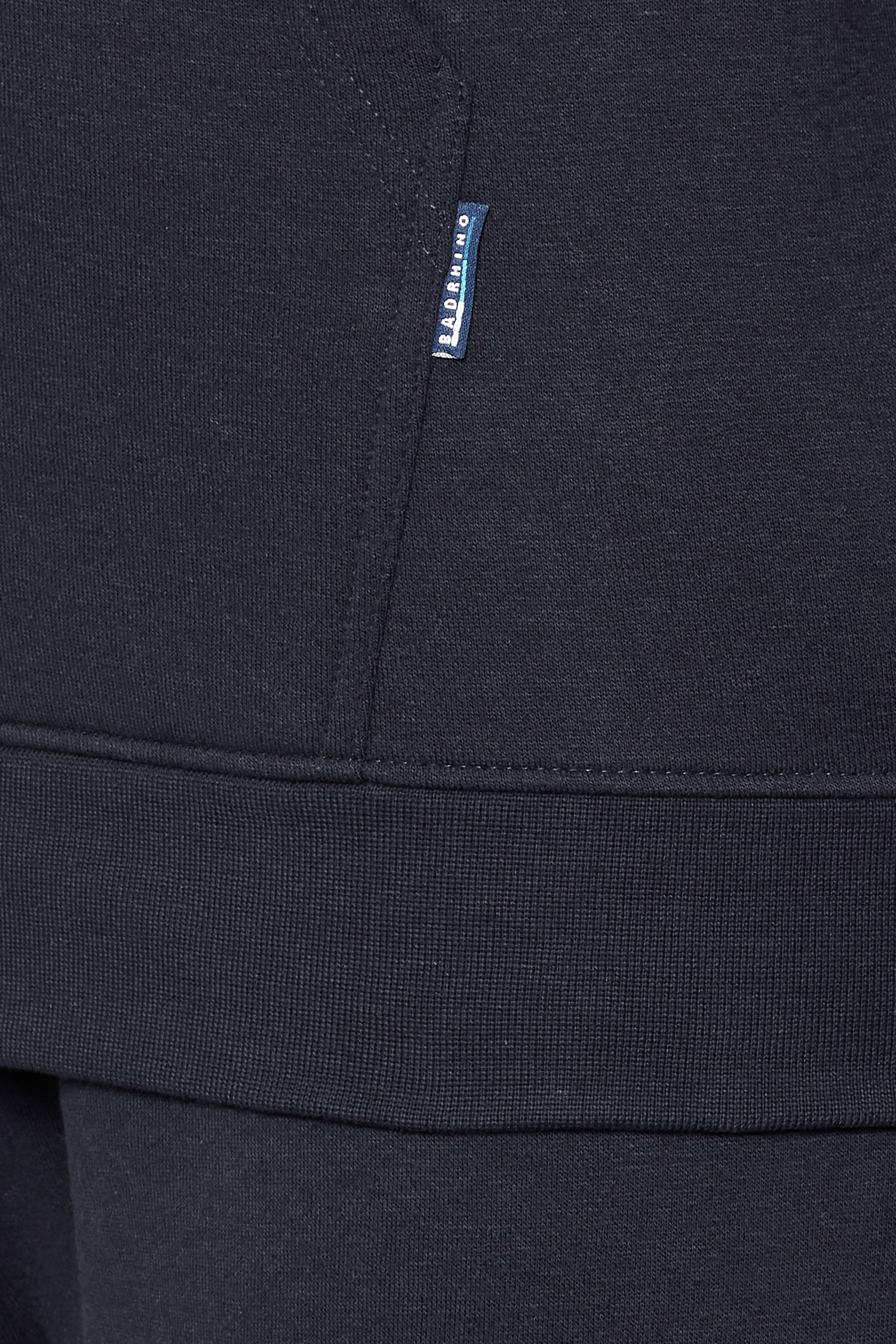 BadRhino Big & Tall Navy Blue Zip Through Hoodie & Jogger Set | BadRhino 2